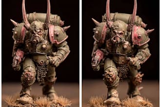 draw warhammer illustration based on your description
