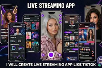 develop live streaming app video streaming app like tiktok