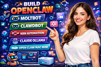 build openclaw clawdbot moltbot n8n automation claude ollama mac mini open claw