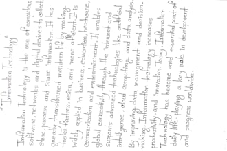 write anything with my beautiful hand writing