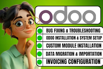 setup odoo crm and erp for sales, inventory, accounting and automation