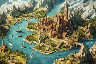 do fantasy maps and city maps