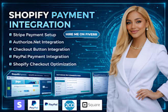 do paypal, stripe payment, authorize net buttons, checkout button for shopify