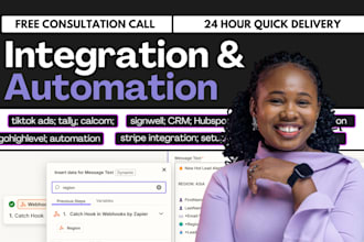 tiktok ads tally gohighlevel cal com stripe signwell slack automation CRM setup