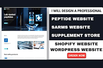 create collagen peptide website, body building beauty nootropics website