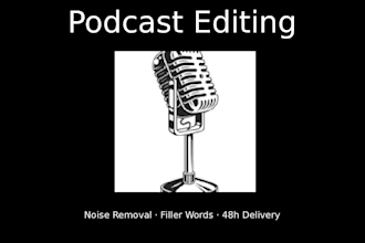 edit your podcast episode and remove background noise fast