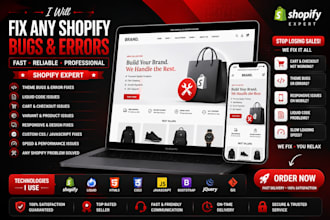 fix shopify bugs, liquid errors, coding issues and theme problems