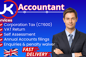 prepare and file UK self assessment tax return with hmrc