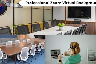 create zoom virtual office backgrounds