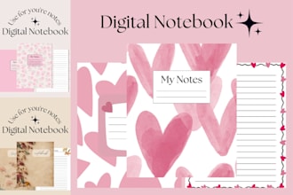 design aesthetic digital notebooks