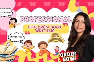 children story book ghostwriter, ebook writing kids story writing picture book