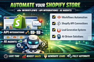 do n8n shopify store workflow api integration n8n ai agents n8n lead generation