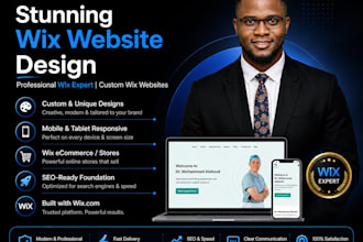 design a high converting wix website and wix website redesign