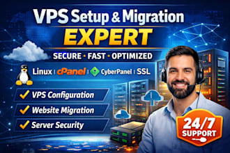 setup, secure and migrate your vps hosting server
