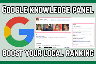 create google knowledge for business or entity panel under any category