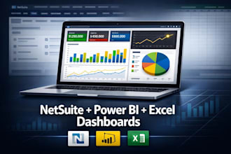 do dashboards integrating netsuite, power bi, excel dashboard and visualization
