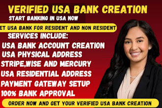usa bank creation for any country get USA physical address and proof of address