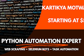 build a python automation bot for any repetitive task