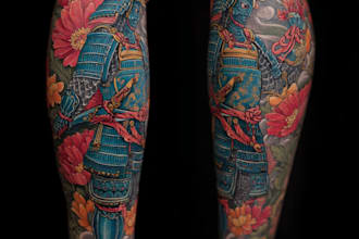 make a traditional japanese irezumi tattoo