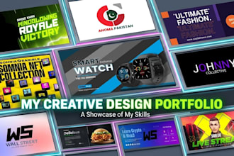 design esports posters, banners, and gaming graphics