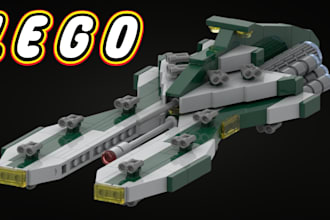 design a custom lego moc in bricklink studio ready for production