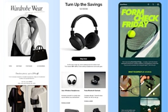 design send  schudel custom marketing or HTML emails with clickable links