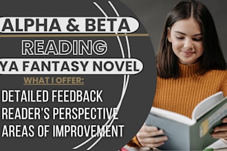 alpha readya fantasy novel beta read horror thriller urban sci fi beta reader