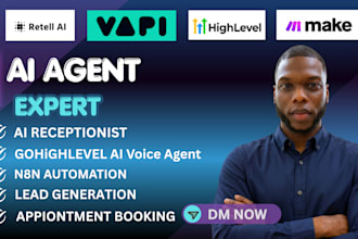 build an ai voice agent or ai phone receptionist using vapi ai or retell ai