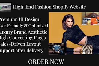 design a fashion shopify store for clothing brand