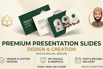 design  islamic powerpoint presentation in english or urdu