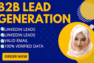 do b2b lead and linkedin lead gen for email list building