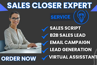 sales closer sales representative salesperson lead generation b2b sales lead