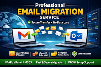 migrate your emails safely to gmail, outlook, office 365