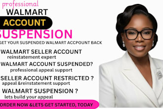 walmart seller appeal letter for suspended seller account with professional