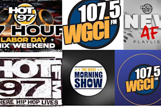 do a radio promotion for your song and ads on wgn and wgci radio live