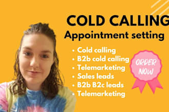 b2b b2c real estate cold calling and appointment setting