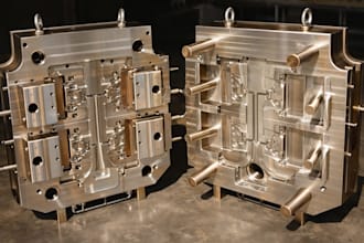 design custom 3d casting mold, silicone mold, slip casting