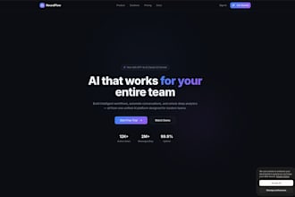 create ai enabled website and chatbot to support your process