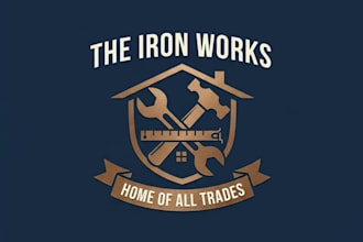 design professional tradesman mascot logo design with express delivery