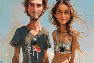 draw nice cartoons and caricatures