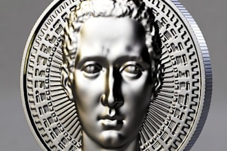 do 3d coin model bas relief coin laser engraving cnc 3d medallion 3d printing