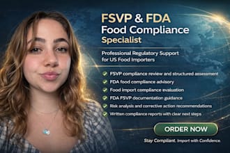 provide fsvp compliance, fda food compliance, food import compliance, fda fsvp