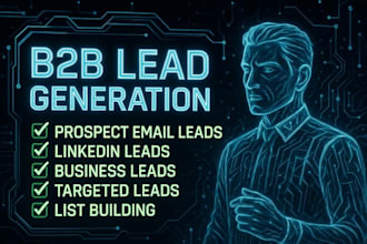 do b2b lead generation linkedin leads email list building business leads gen