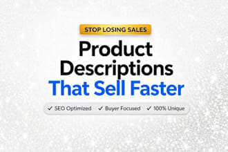 write SEO product descriptions that boost sales