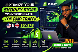 optimize your shopify store conversion rate for paid traffic