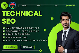 do professional technical SEO audit and fix website errors