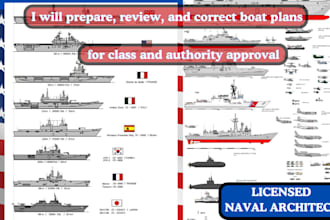prepare, review and correct boat plans for class and authority approval