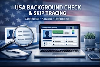 do background check and skip tracing on USA resident