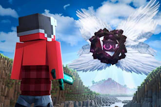 design cinematic minecraft youtube thumbnail