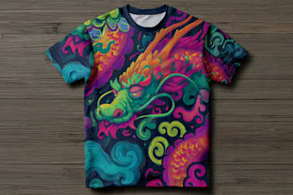 design awesome graphic t shirt design